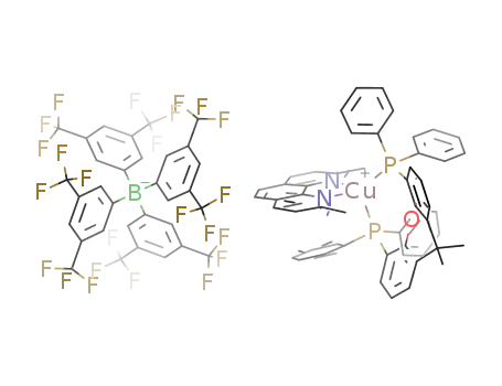 [Cu(4,5-bis(diphenylphosphino)-9,9-dimethylxanthene)(2,9-dimethyl-1,10-phenanthroline)](tetrakis(bis-3,5-trifluoromethylphenyl)borate)