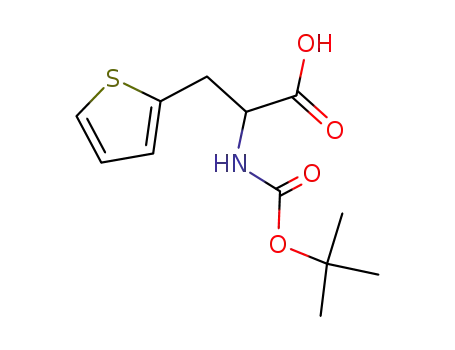 Molecular Structure of 78512-39-7 (BOC-BETA-(2-THIENYL)-DL-ALA-OH)