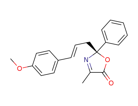 (S,E)-2-(3-(4-methoxyphenyl)allyl)-4-methyl-2-phenyloxazol-5(2H)-one