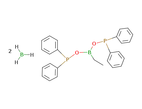 Molecular Structure of 108343-01-7 (bis(diphenylphosphinooxy)ethylborane)