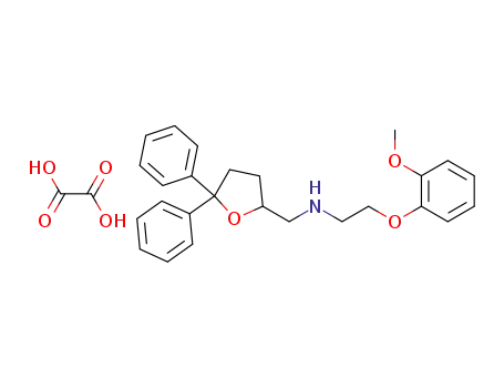 [(5,5-diphenyloxolan-2-yl)methyl][2-(2-methoxyphenoxy)ethyl]amine oxalate