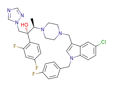 C<sub>32</sub>H<sub>32</sub>ClF<sub>3</sub>N<sub>6</sub>O