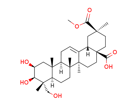Olean-12-ene-28,29-dioicacid, 2,3,23-trihydroxy-, 29-methyl ester, (2b,3b,4a,20b)-