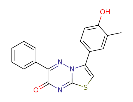3-(4-hydroxy-3-methylphenyl)-6-phenyl-7H-thiazolo[3,2-b][1,2,4]triazin-7-one