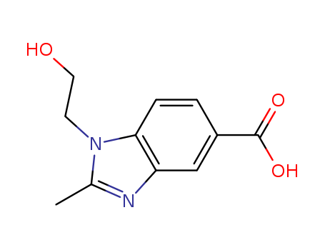 1H-Benzimidazole-5-carboxylicacid, 1-(2-hydroxyethyl)-2-methyl-