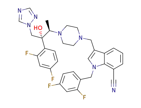 C<sub>33</sub>H<sub>31</sub>F<sub>4</sub>N<sub>7</sub>O