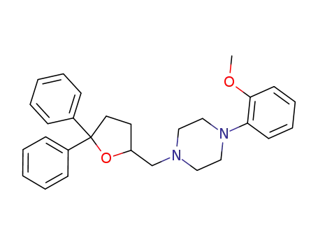 1-[(5,5-diphenyloxolan-2-yl)methyl]-4-(2-methoxyphenyl)piperazine