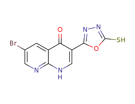 C<sub>10</sub>H<sub>5</sub>BrN<sub>4</sub>O<sub>2</sub>S