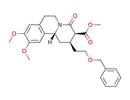 methyl (2R,3S,11bR)-2-[2-(benzyloxy)ethyl]-9,10-dimethoxy-4-oxo-2,3,4,6,7,11b-hexahydro-1H-pyrido[2,1-a]isoquinoline-3-carboxylate