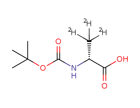 Molecular Structure of 177614-70-9 (D-ALANINE-3,3,3-D3-N-T-BOC)