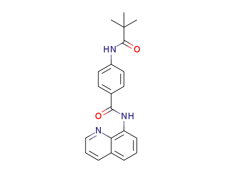 4-pivalamido-N-(quinolin-8-yl)benzamide