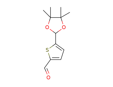5-(4,4,5,5-tetramethyl-[1,3]dioxalan-2-yl)thiophen-2-carbaldehyde