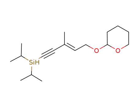 (E)-1-diisopropylsilyl-3-methyl-5-(tetrahydropyran-2-yloxy)pent-3-en-1-yne