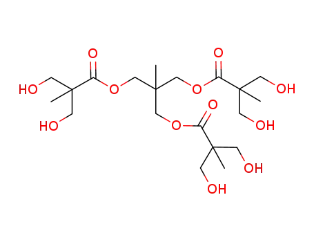 Molecular Structure of 820958-67-6 (Propanoic acid, 3-hydroxy-2-(hydroxymethyl)-2-methyl-,
2-[[3-hydroxy-2-(hydroxymethyl)-2-methyl-1-oxopropoxy]methyl]-2-methyl
-1,3-propanediyl ester)