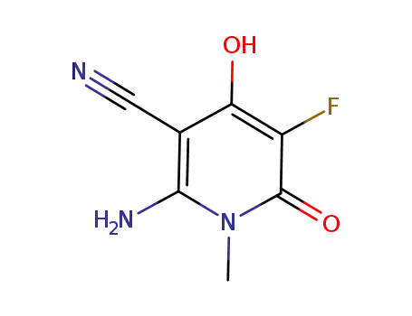2-amino-5-fluoro-4-hydroxy-1-methyl-6-oxo-1,6-dihydropyridine-3-carbonitrile