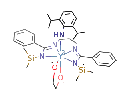 Y((CH<sub>3</sub>)3SiNCC<sub>6</sub>H<sub>5</sub>NCH<sub>2</sub>)2CH<sub>2</sub>(CH<sub>3</sub>OCH<sub>2</sub>CH<sub>2</sub>OCH<sub>3</sub>)(NHC<sub>6</sub>H<sub>3</sub>(CH(CH<sub>3</sub>)2)2)