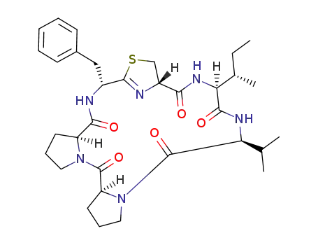 C<sub>33</sub>H<sub>46</sub>N<sub>6</sub>O<sub>5</sub>S