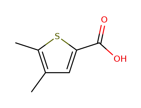 Molecular Structure of 40808-24-0 (4,5-DIMETHYLTHIOPHENE-2-CARBOXYLIC ACID)