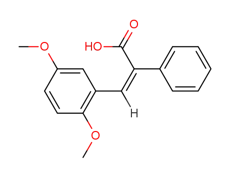 (Z)-3-(2,5-dimethoxyphenyl)-2-phenylprop-2-enoic acid