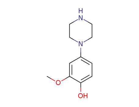 Phenol, 2-methoxy-4-(1-piperazinyl)-