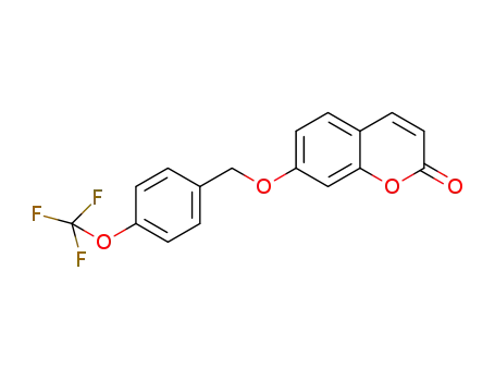 C<sub>17</sub>H<sub>11</sub>F<sub>3</sub>O<sub>4</sub>