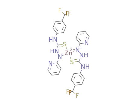 C<sub>26</sub>H<sub>20</sub>F<sub>6</sub>N<sub>8</sub>S<sub>2</sub>Zn