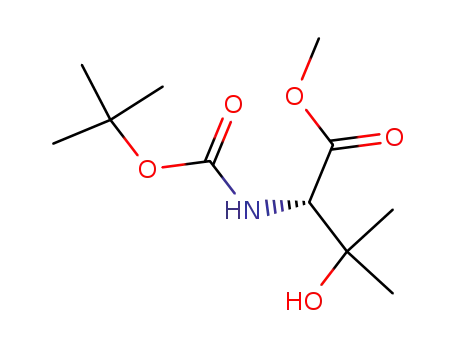 methyl (S)-2-(tert-butoxycarbonylamino)-3-hydroxy-3-methylbutanoate