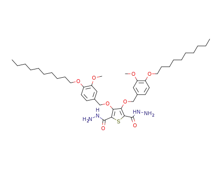 3,4-bis(4-(decyloxy)-3-methoxybenzyloxy)thiophene-2,5-dicarbohydrazide