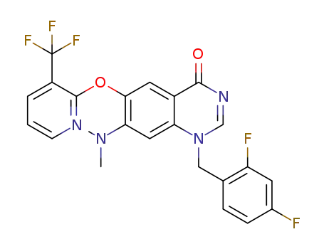 C<sub>23</sub>H<sub>17</sub>F<sub>5</sub>N<sub>4</sub>O<sub>2</sub>