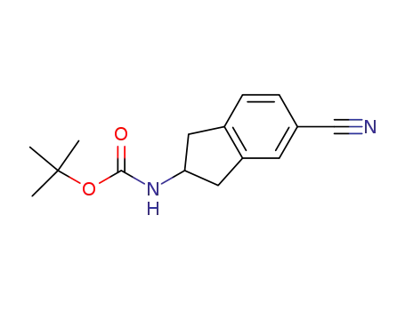 1,1-dimethylethyl (5-cyano-2,3-dihydro-1H-inden-2-yl)carbamate