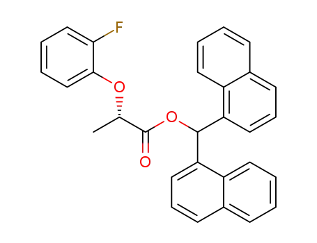 di(1-naphthyl)methyl (S)-2-(2-fluorophenoxy)propanoate