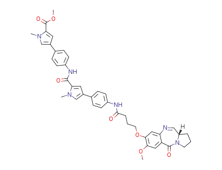 (S)-methyl 4-(4-(4-(4-(4-((7-methoxy-5-oxo-2,3,5,11a-tetrahydro-1H-pyrrolo[2,1-c][1,4]benzodiazepin-8-yl)oxy)butanamido)phenyl)-1-methyl-1H-pyrrole-2-carboxamido)phenyl)-1-methyl-1H-pyrrole-2-carboxylate