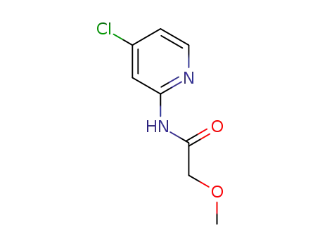 Molecular Structure of 1262776-53-3 (N-(4-chloro-2-pyridyl)-2-methoxyacetamide)