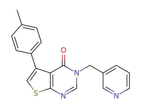 3-(3-pyridylmethyl)-5-p-tolylthieno[2,3-d]pyrimidin-4(3H)-one