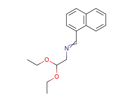 아세탈데히드, (((1-나프틸)메틸렌)아미노)-, 디에틸아세탈