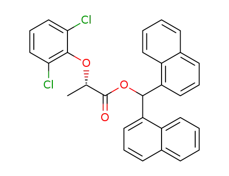 di(1-naphthyl)methyl (S)-2-(2,6-dichlorophenoxy)propanoate
