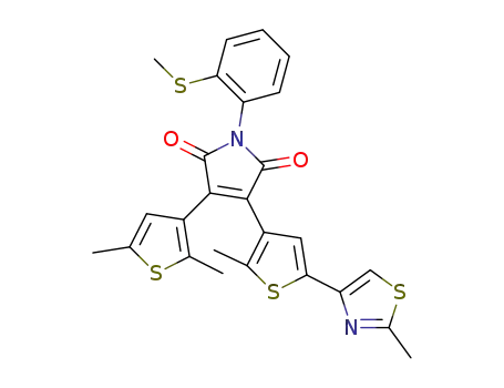 3-(2,5-dimethyl-3-thienyl)-4-[2-methyl-5-(2-methyl-1,3-thiazol-4-yl)-3-thienyl]-1-[2-(methylthio)phenyl]-1H-pyrrole-2,5-dione