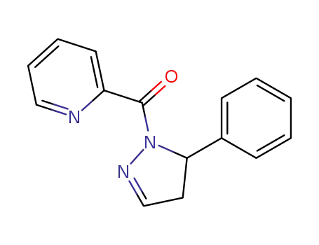 Molecular Structure of 121306-61-4 (2-[(5-phenyl-4,5-dihydro-1H-pyrazol-1-yl)carbonyl]pyridine)