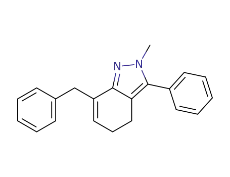 7-benzyl-2-methyl-3-phenyl-4,5-dihydro-2H-indazole