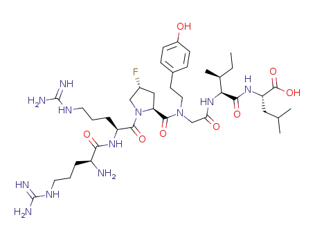 C<sub>39</sub>H<sub>65</sub>FN<sub>12</sub>O<sub>8</sub>