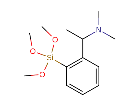 2-<1-(dimethylamino)ethyl>phenyltrimethoxysilane