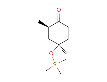 trans-2,4-dimethyl-4-trimethylsiloxy-1-cyclohexanone