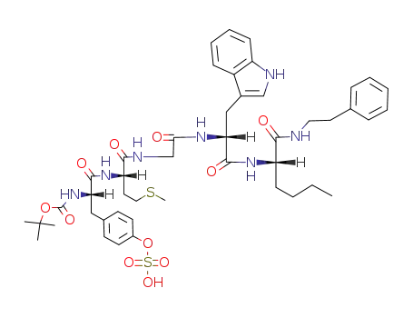 Boc-Tyr(SO<sub>3</sub>H)-Met-Gly-D-Trp-Nle-PEA