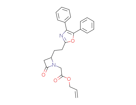 {2-[2-(4,5-Diphenyl-oxazol-2-yl)-ethyl]-4-oxo-azetidin-1-yl}-acetic acid allyl ester
