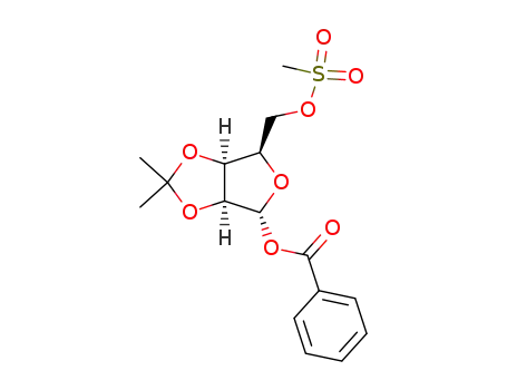 benzoyl 2,3-O-isopropylidene-5-O-methylsulfonyl-α-D-lyxofuranoside