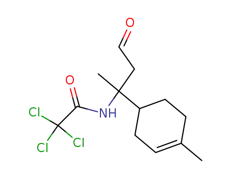 2,2,2-Trichloro-N-[1-methyl-1-(4-methyl-cyclohex-3-enyl)-3-oxo-propyl]-acetamide
