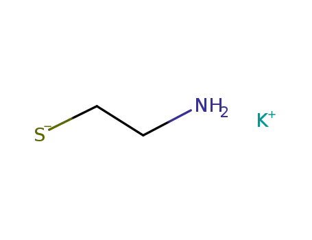 Molecular Structure of 91652-04-9 (Ethanethiol, 2-amino-, monopotassium salt)