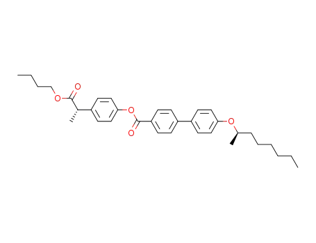 4'-((R)-1-Methyl-heptyloxy)-biphenyl-4-carboxylic acid 4-((S)-1-butoxycarbonyl-ethyl)-phenyl ester
