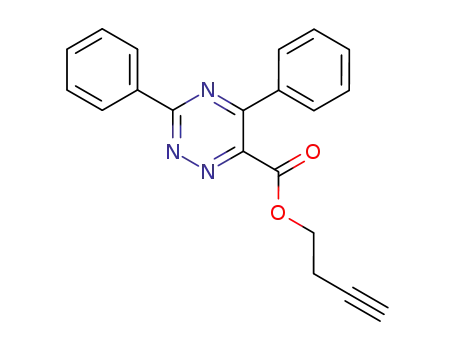 3,5-Diphenyl-[1,2,4]triazine-6-carboxylic acid but-3-ynyl ester