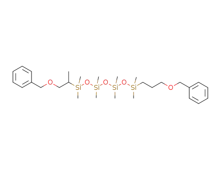 1-(1-methyl-2-benzyloxyethyl)-7-(3-benzyloxypropyl)-1,1,3,3,5,5,7,7-octamethyltetrasiloxane